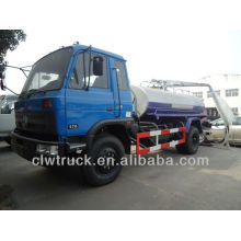 Dongfeng 145 fecal sucção caminhão, 6m3 esgoto venda de caminhão de sucção no Peru